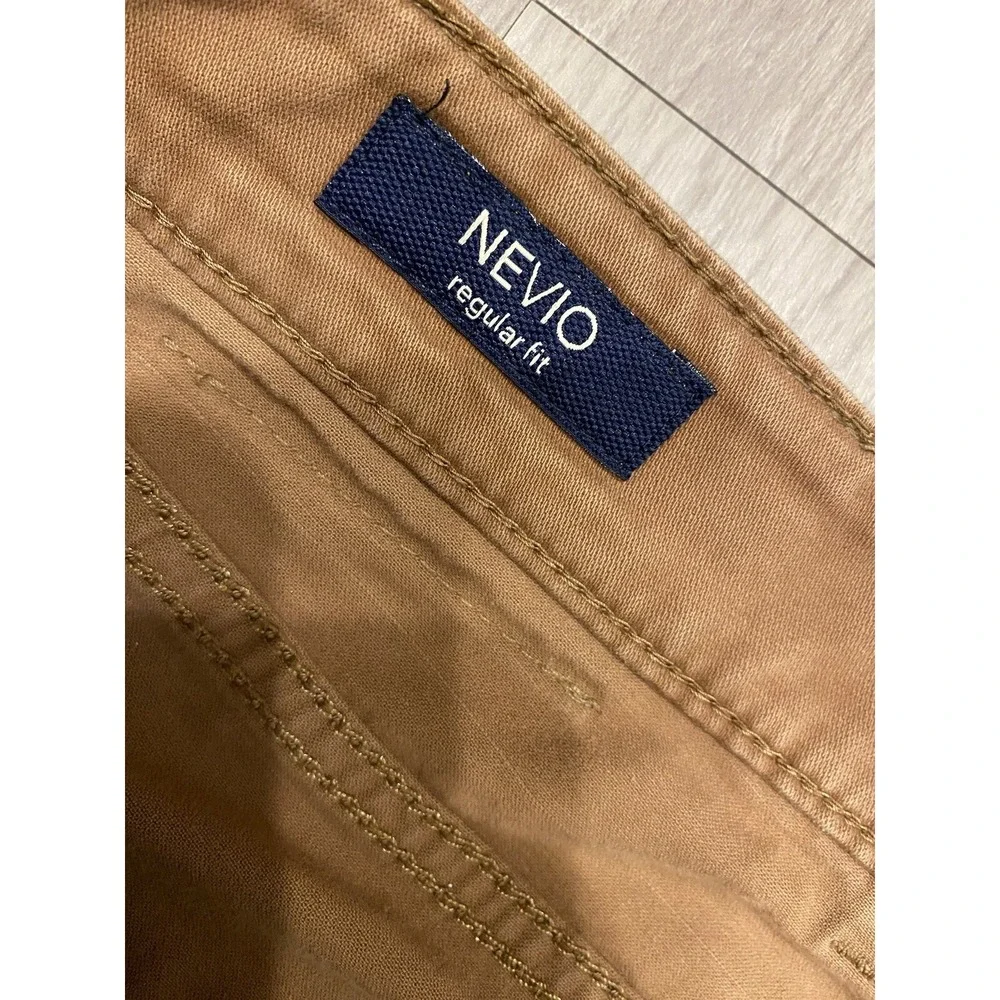 Atelier Gardeur Brown Mens Pants Chino‎ Trousers Slacks Size 33x32 1920 *Flaws*